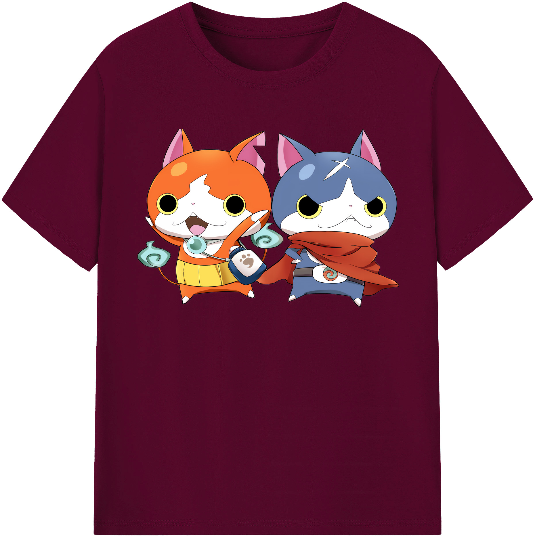 （画像用） 妖怪ウォッチ Yo-kai Watch レディースカジュアルプリントTシャツ（綿100％）